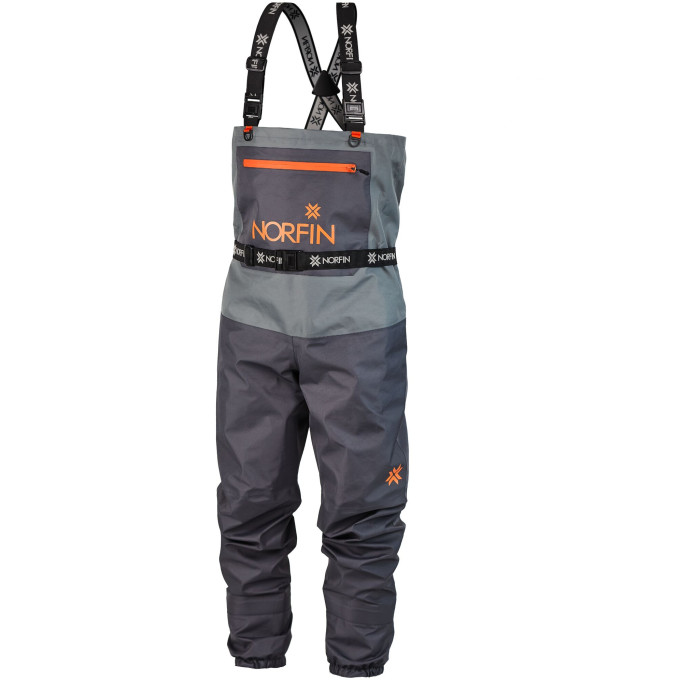 Полукомбинезон забродный NORFIN PILOT STOCKINGFOOT GRAY р.S 83329-01S